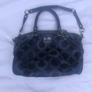 Coach Navy Blue Purse